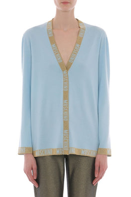 Knitted jacket - Blue