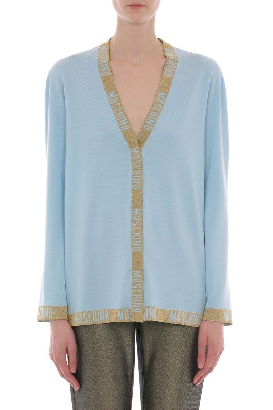 Knitted jacket - Blue