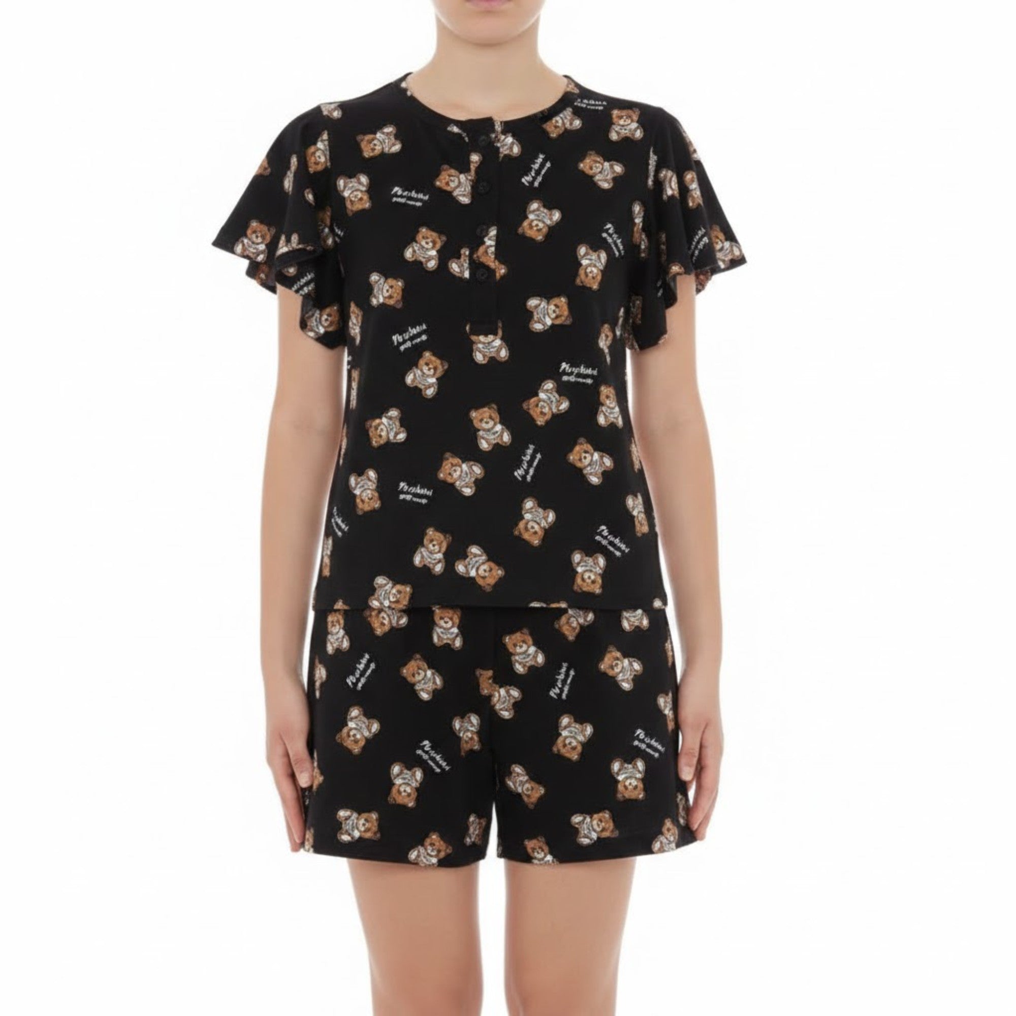 Short Pajamas - Black