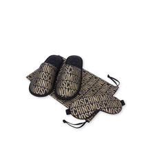 Travel slippers and mask - Black