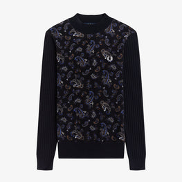 Paisley Print Knit