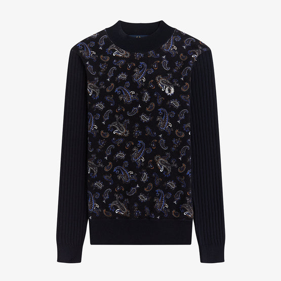 Paisley Print Knit