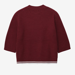 JP- Tipped Knitted Top