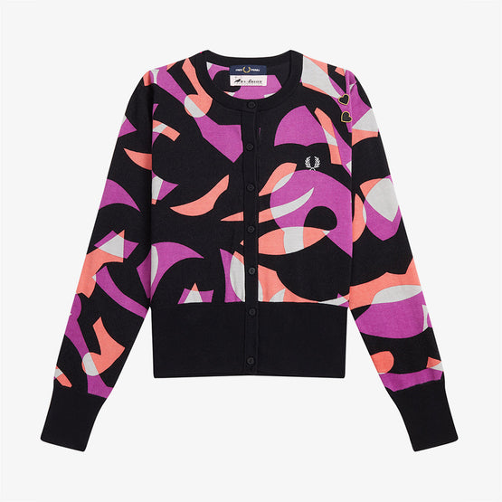 Amy Abstract Cardigan