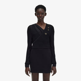 Amy Open-Knit Wrap Cardigan