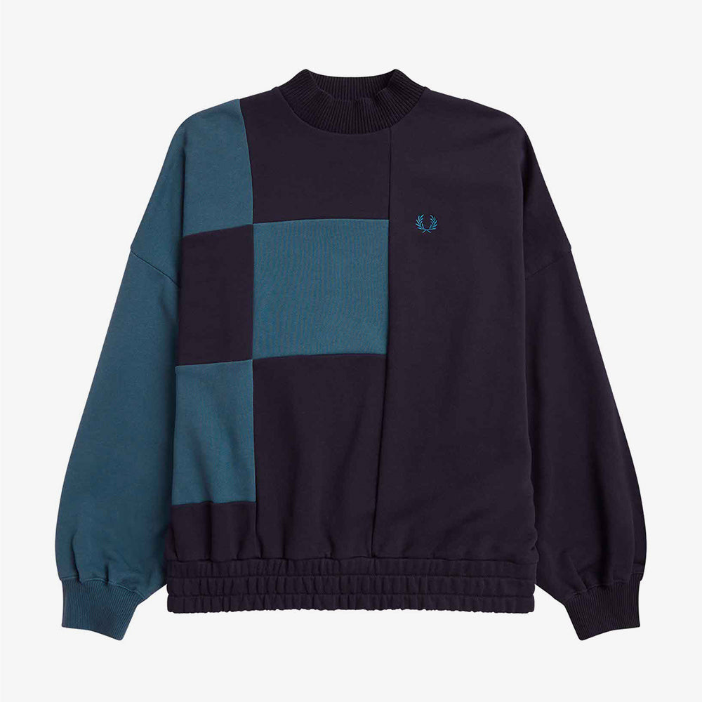 Chequerboard Panel Sweatshirt
