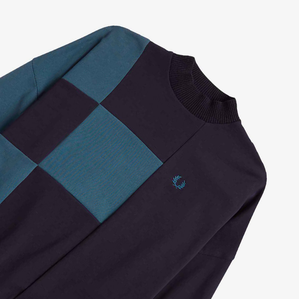 Chequerboard Panel Sweatshirt