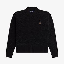 Chenille Grid Knit