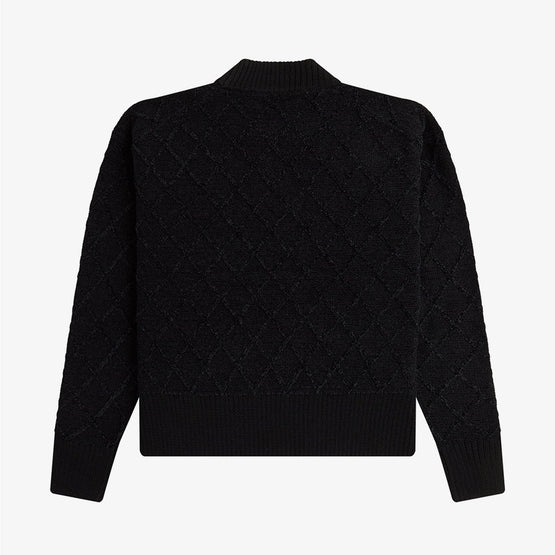 Chenille Grid Knit