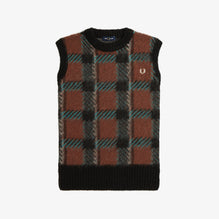 Glitch Tartan Knitted Vest