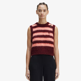 Amy Striped Knitted Vest