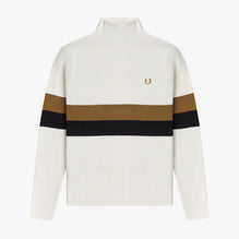 Ribbed Funnel Neck Knit