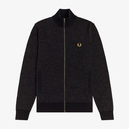 Textured Zip-Through Cardigan