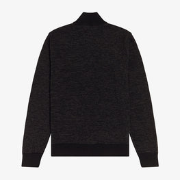Textured Zip-Through Cardigan