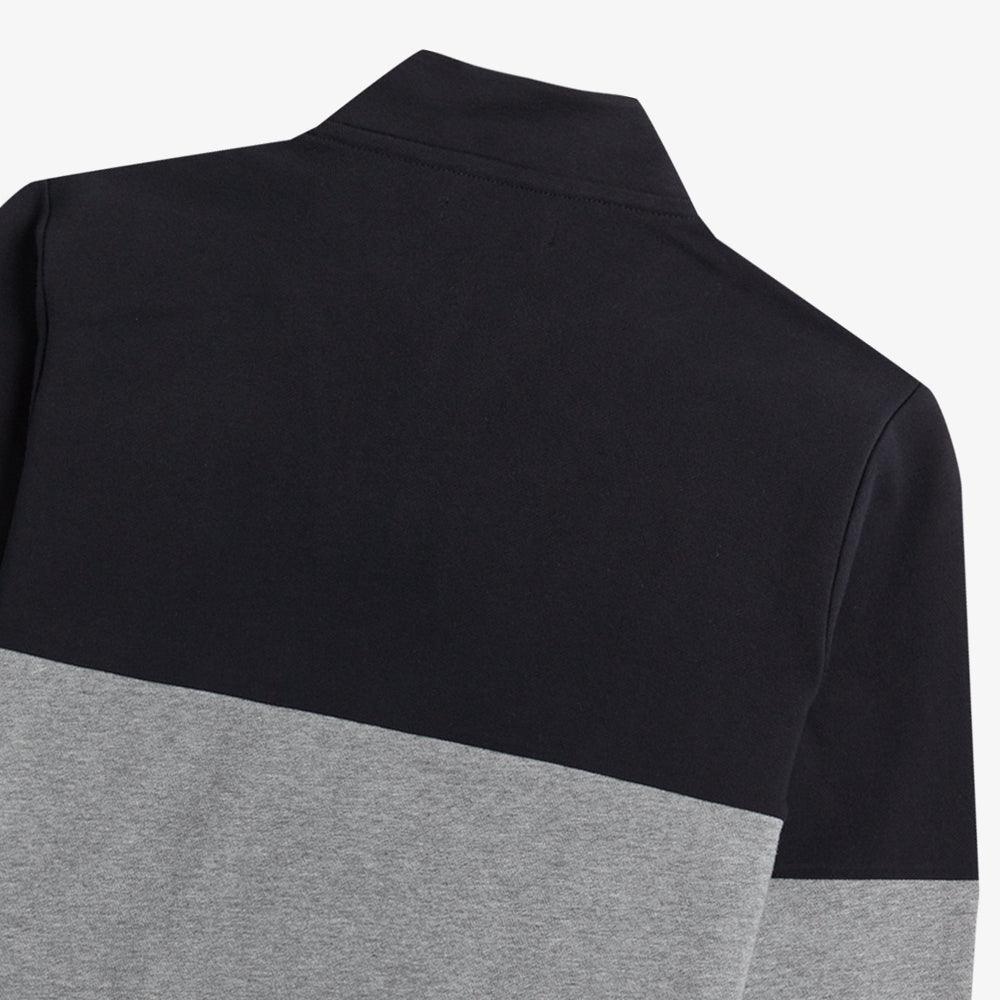 Clrblock Half Zip Sweatshirt