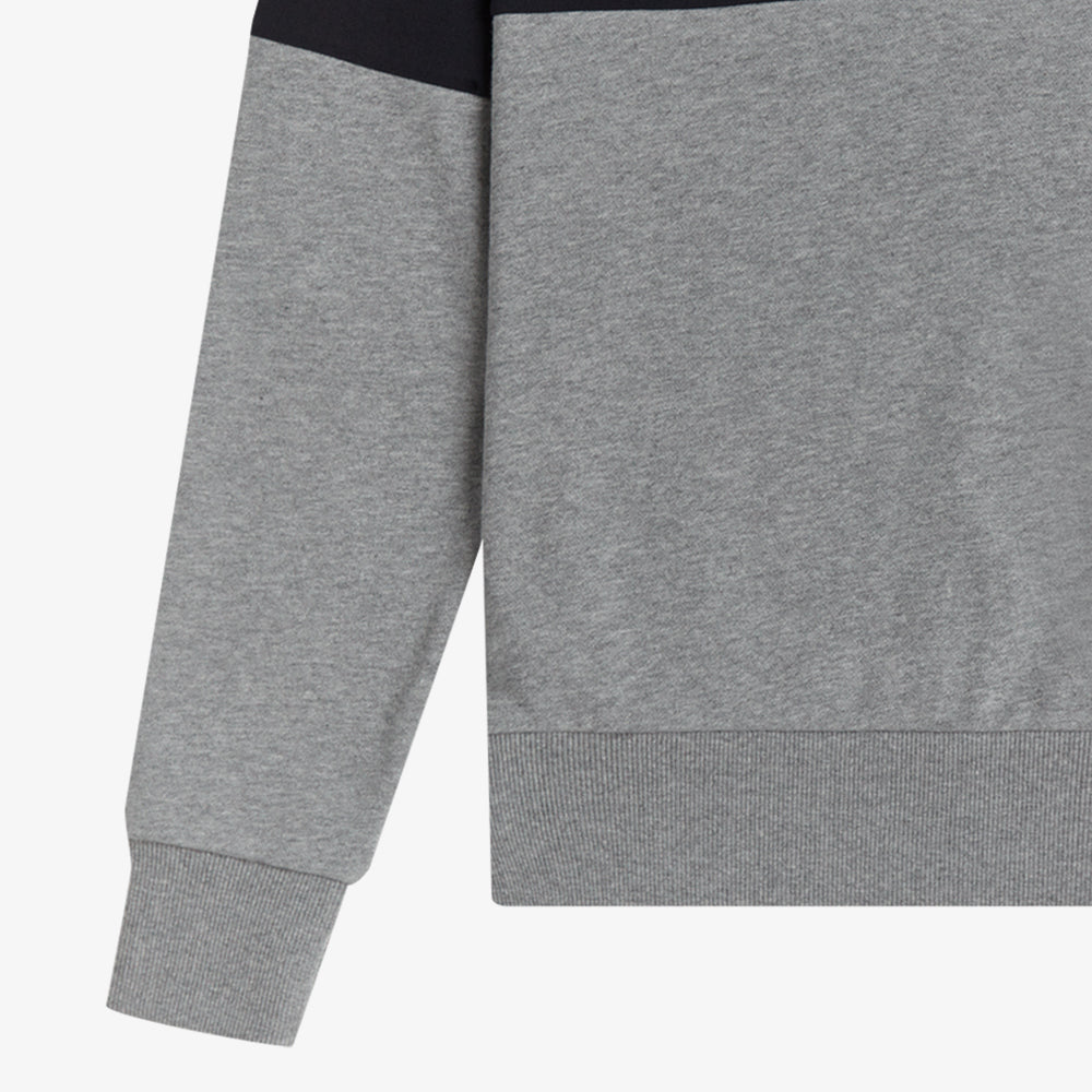 Clrblock Half Zip Sweatshirt
