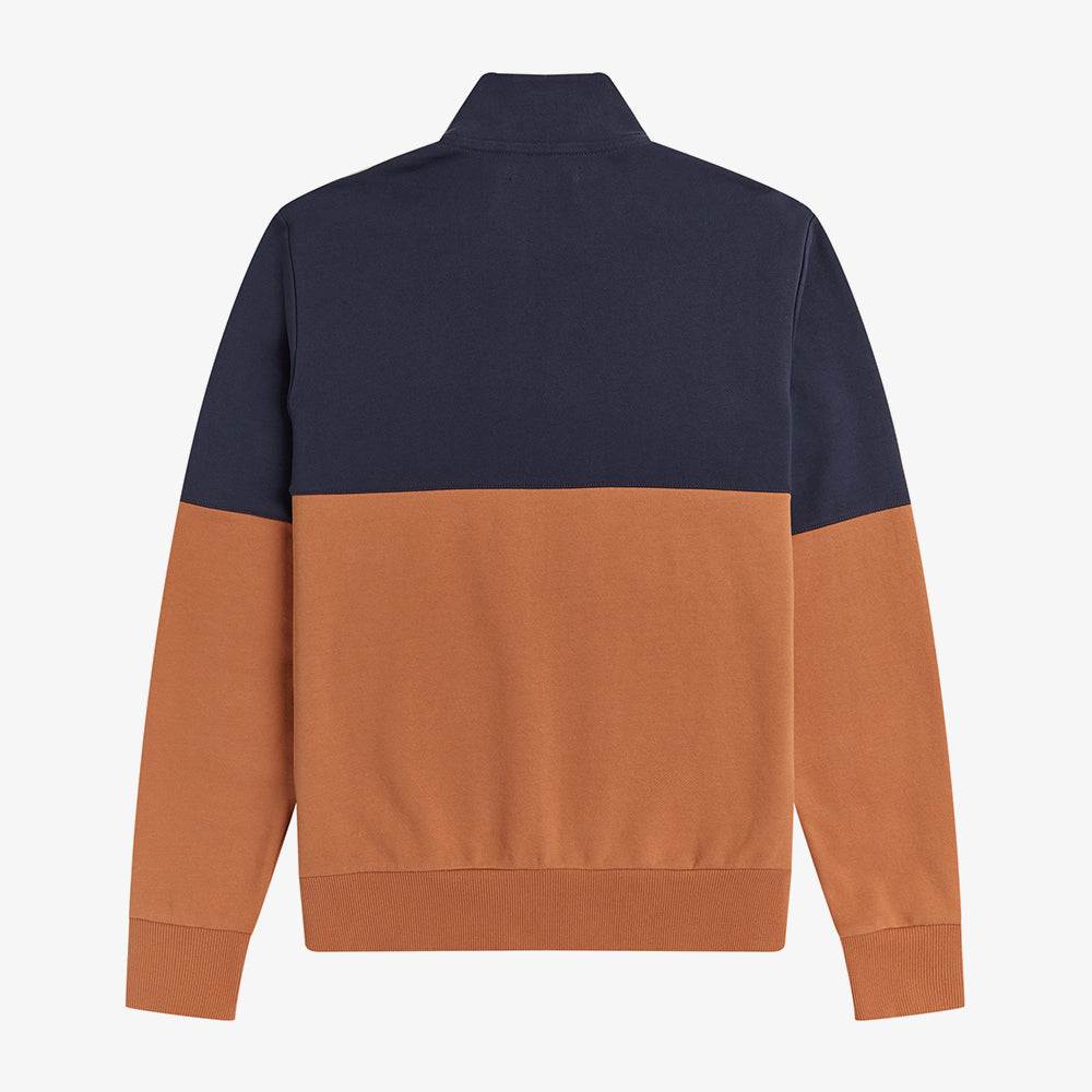 Clrblock Half Zip Sweatshirt