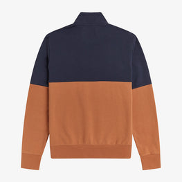Clrblock Half Zip Sweatshirt