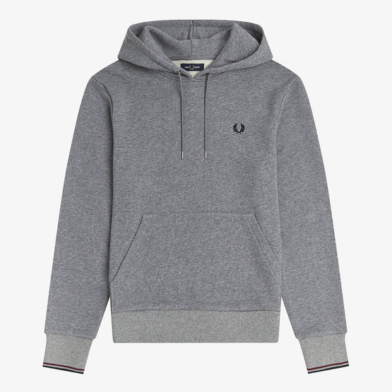 Tipped Hooded Sweatshirt