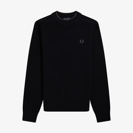 Textured Crew Neck Knit