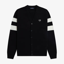 Tipped Sleeve Cardigan