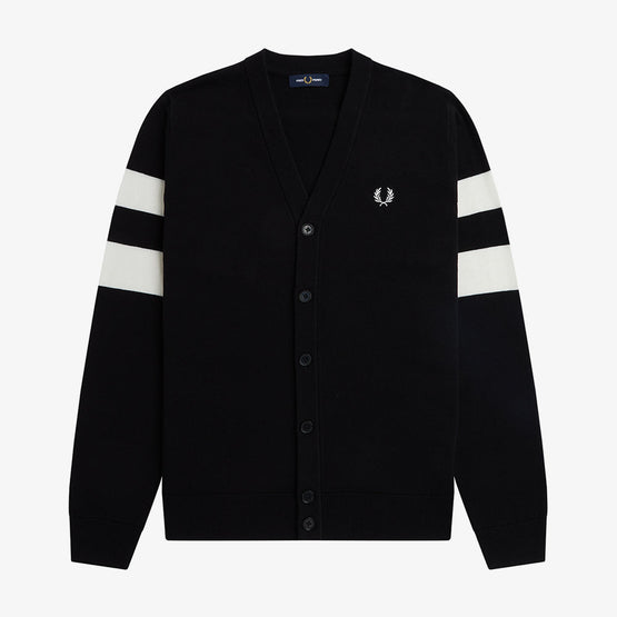 Tipped Sleeve Cardigan
