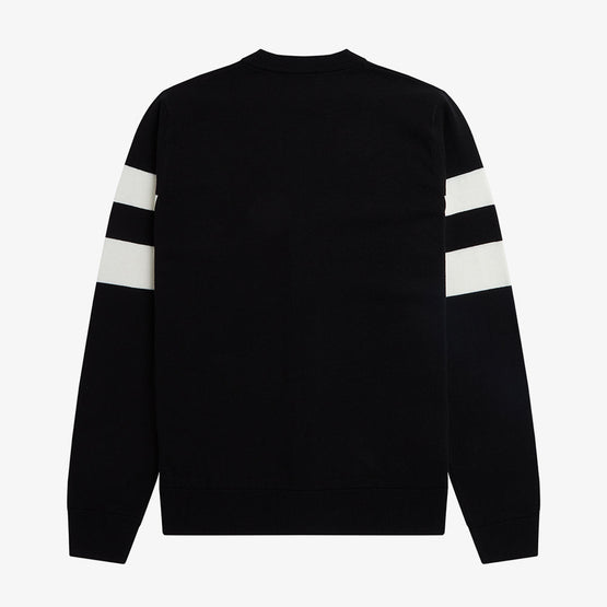 Tipped Sleeve Cardigan