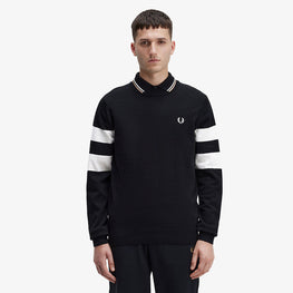 Tipped Sleeve Knit