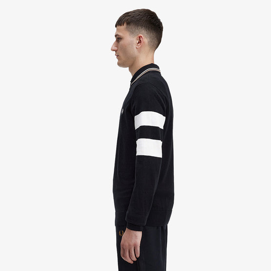 Tipped Sleeve Knit