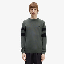 Tipped Sleeve Knit