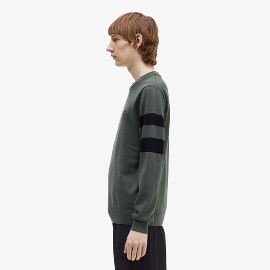 Tipped Sleeve Knit