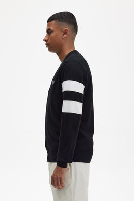 Tipped Sleeve Cardigan
