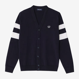 Tipped Sleeve Cardigan