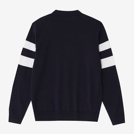 Tipped Sleeve Cardigan