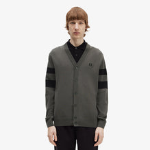 Tipped Sleeve Cardigan