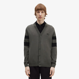 Tipped Sleeve Cardigan