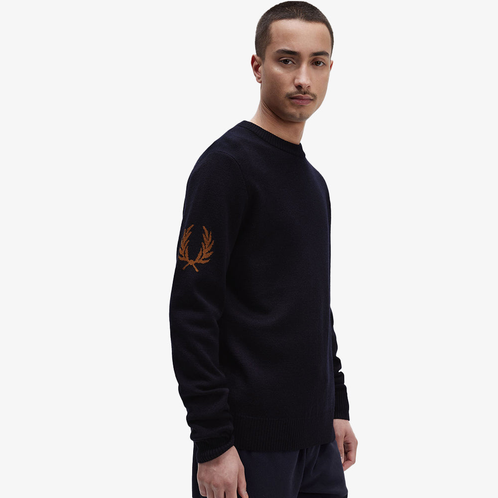 Laurel Wreath Crew Knit