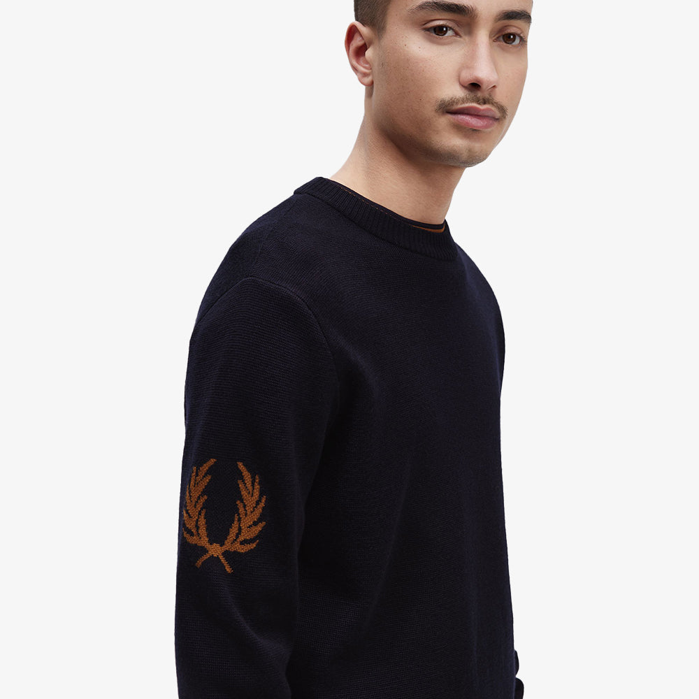 Laurel Wreath Crew Knit