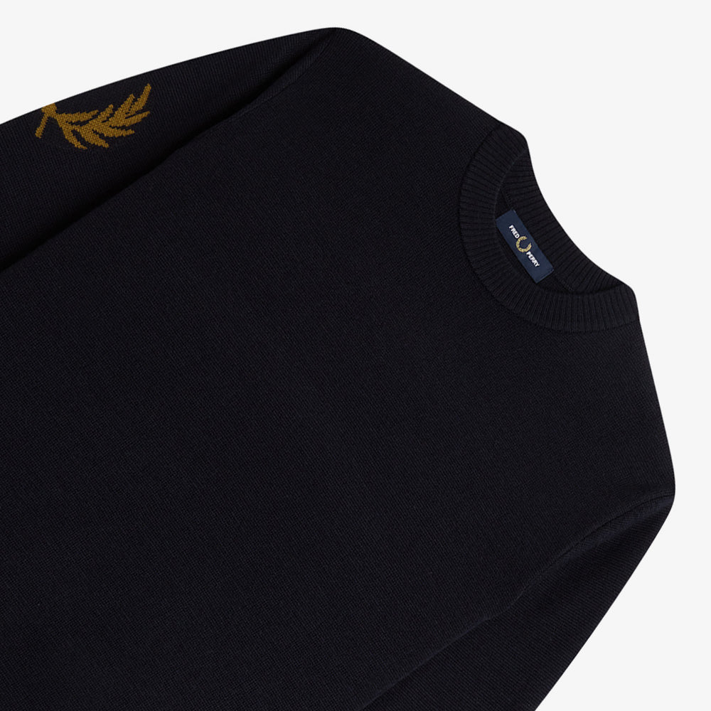 Laurel Wreath Crew Knit