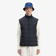 Grid Detail Insulated Gilet