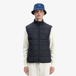 Grid Detail Insulated Gilet