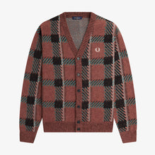Glitch Tartan Cardigan