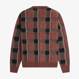 Glitch Tartan Cardigan