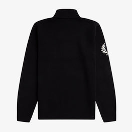 Laurel Wreath Roll Neck Knit