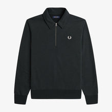 Zip Neck Collar Sweatshirt