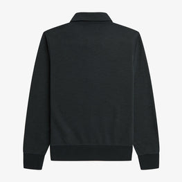 Zip Neck Collar Sweatshirt