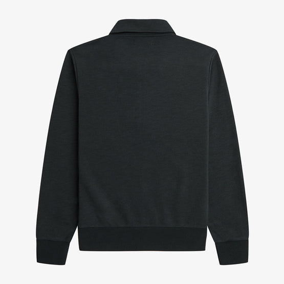 Zip Neck Collar Sweatshirt