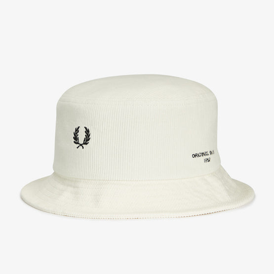 Dual Branded Cord Bucket Hat