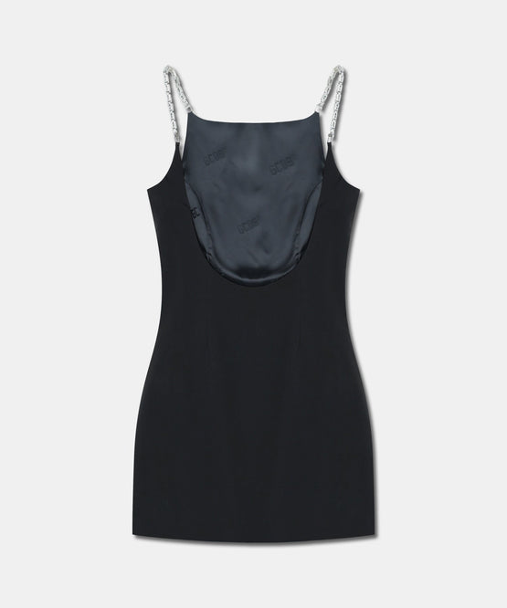 LOGO CHAIN MINI DRESS