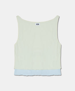 TULLE TANK TOP